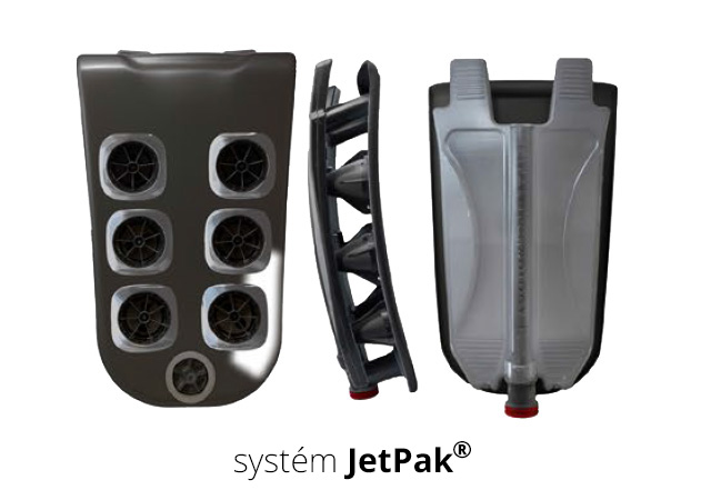 JetPak systém vířivky