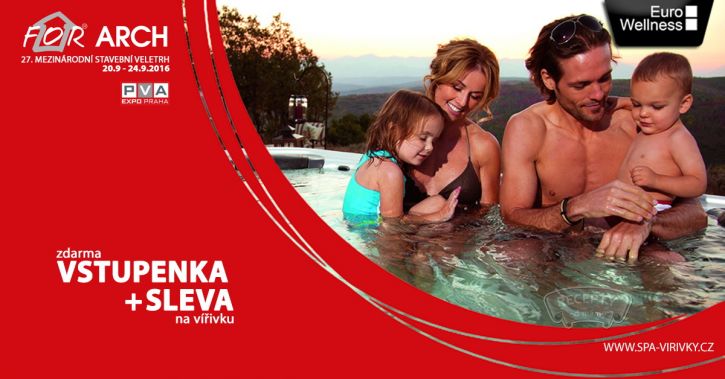 Vstupenka na ForArch 2016 + sleva na vířivku