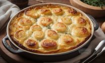 Recept na francouzské gratinované brambory se smetanou (Gratin Dauphinois)