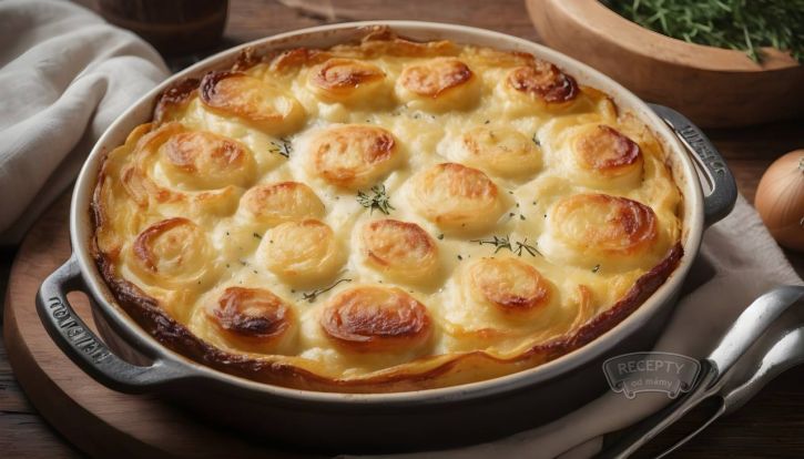 Recept na francouzské gratinované brambory se smetanou (Gratin Dauphinois)