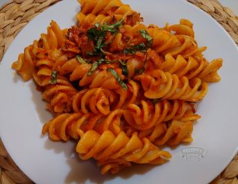 Fusilli s anglickou slaninou